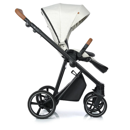 Roan wózek dziecięcy iVI 2.0 Vintage Collection Hazel black handle stelaż light chrome black handle