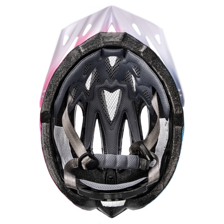 Kask rowerowy Meteor Marven S 52-56cm różowy/biały/morski