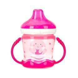 Canpol kubek niekapek sweet fun róż 180ml 813052