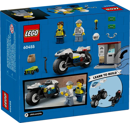 Lego 60455 City Pościg na motocyklu policyjnym 812458