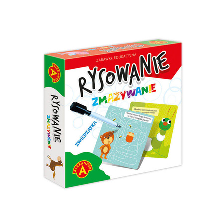 Rysowanie zmazywanie Zwierzątka 026849