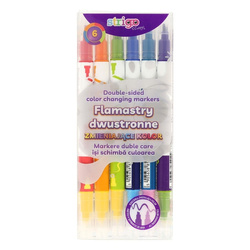 Strigo Flamastry Dwustronne Zmieniające Kolor 2w1 854102