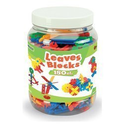 Klocki listki w słoiku małym 180szt 419209
