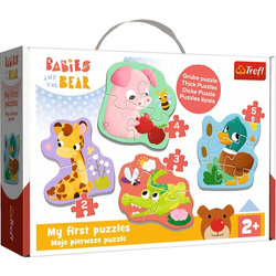 Puzzle Trefl Baby Classic Bobaskowe zwierzęta 361353
