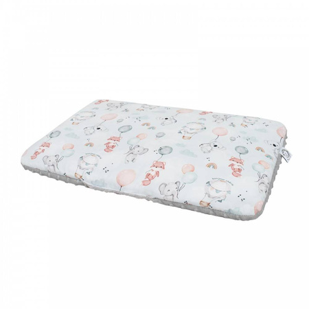 Bonjour Cherie Poduszka przedszkolaka Balony z minky glacier gray 40x60cm 412239