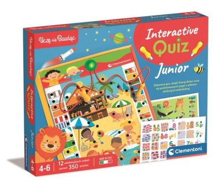 Clementoni Uczę się bawiąc! Interaktywny Quiz Junior 508211