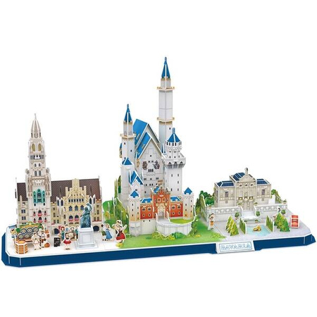 CubicFun Puzzle 3D City Line Bavaria 202675