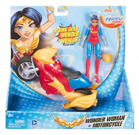 Barbie dvg72 superbohaterka lala + pojazd
