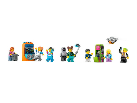 Lego 60421 City Park Świat Robotów z rollercoasterem