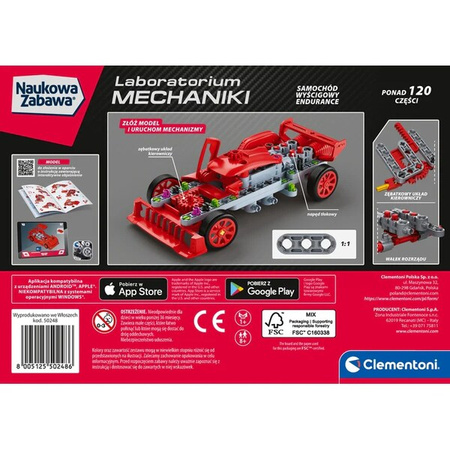 Clementoni Laboratorium mechaniki Samochód wyścigowy 502486