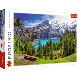 Puzzle Trefl 1500 Jezioro Oeschinen Alpy Szwajcaria 261660