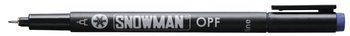 Foliopis snowman opf cienki niebieski 022534 /12/