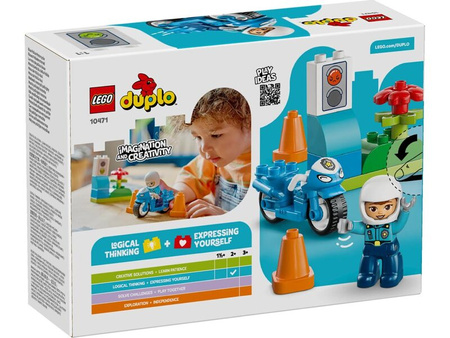 LEGO 10471 DUPLO Niebieski motocykl policyjny 032015