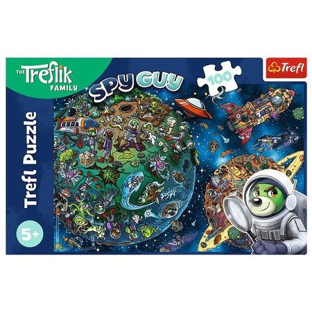 Puzzle Trefl 100 Trefliki w kosmosie 164961