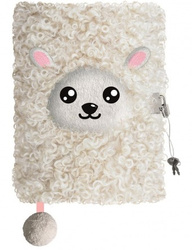 PAMIĘTNIK Z KŁÓDKĄ 3D WŁOCHACZ A5 96K MY LITTLE FRIEND SHEEP 669521