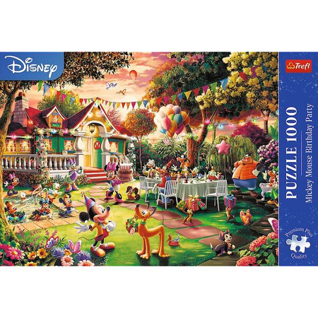 Puzzle Trefl 1000 Premium Plus Przyjęcie urodzinowe Myszki Mickey 109153