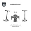 Scootandride highwaykick 3 led hulajnoga rose
