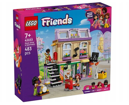 Lego 42653 Friends Sklep muzyczny i mieszkanie 815213