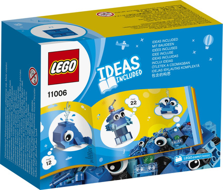 Lego 11006 classic niebieskie klocki kreatywne 