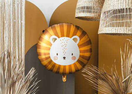 Balon foliowy Lew 70x67cm mix 017177