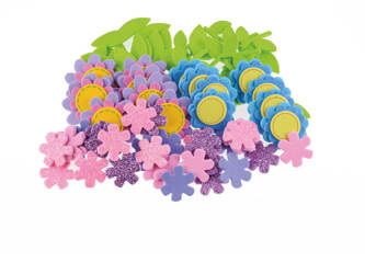 Naklejki z pianki kwiatki 6 681041