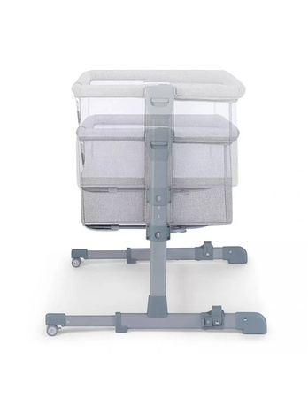 Kinderkraft łóżeczko dostawne neste air grey light melange 915484