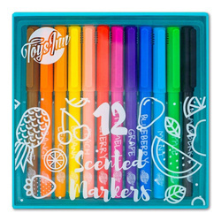 Markery pachnące 12szt 295720