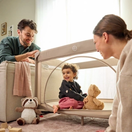 Lionelo łóżeczko turystyczne Laura Grey Concrete 721691