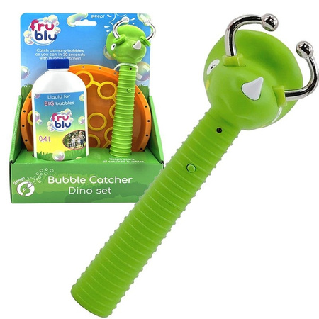 FRU BLU Zestaw Łapacz baniek Dino + płyn 0,4L 000206