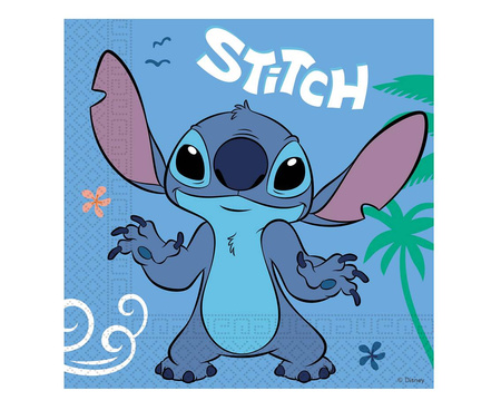 Procos Serwetki papierowe Stitch & Angel 33 x 33 cm 20 szt 967966