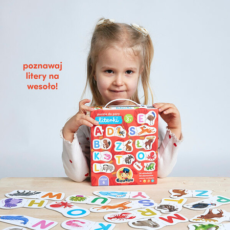 CzuCzu Puzzle do pary Literki 3+ 493679