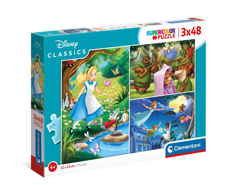 Clementoni Puzzle 3*48 Super Kolor Disney Classic 