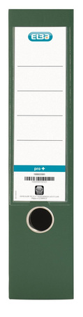 Elba pro+ segregator a4 - dźwigniowy - grzbiet 8cm - folia polipropylenowa po obu stronach okładki - zielony