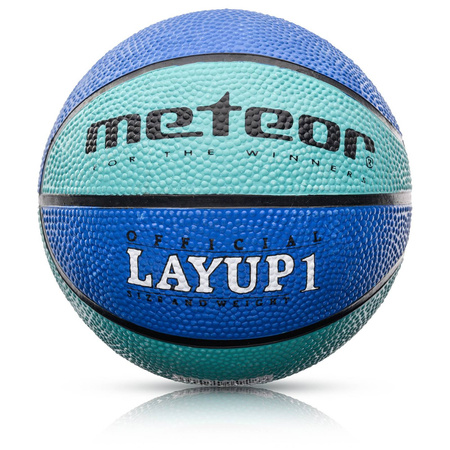 Piłka do kosza Meteor Layup #1 niebieska 059283