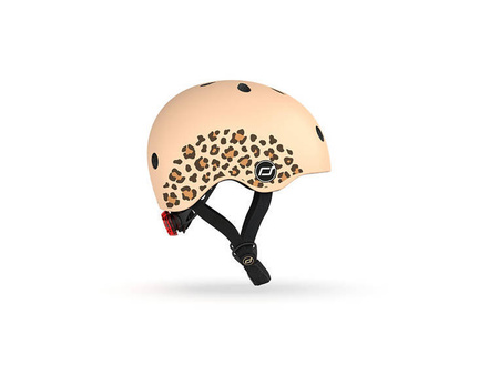 SCOOTANDRIDE Kask XXS-S dla dzieci 1-5 lat Leopard 965613