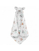 Bambusowy kocyk do fotelika Animals z minky glacier grey 90x90cm 416619