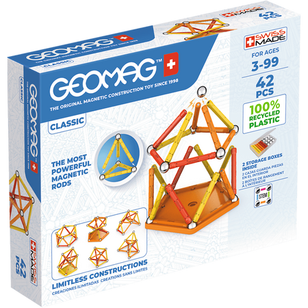 Geomag Classic Recycled Klocki magnetyczne 42el 002710