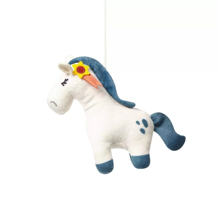 Babyono Karuzelka do łóżeczka z elektroniczną pozytywką Horses 413470