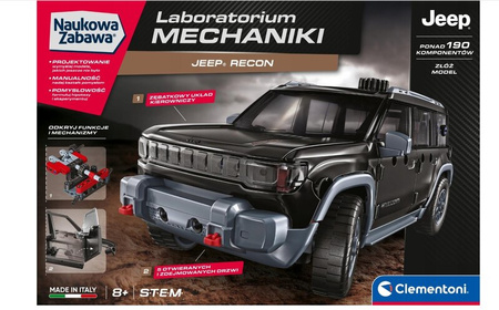 Clementoni Naukowa zabawa Laboratorium Mechaniki Jeep Recon 504015