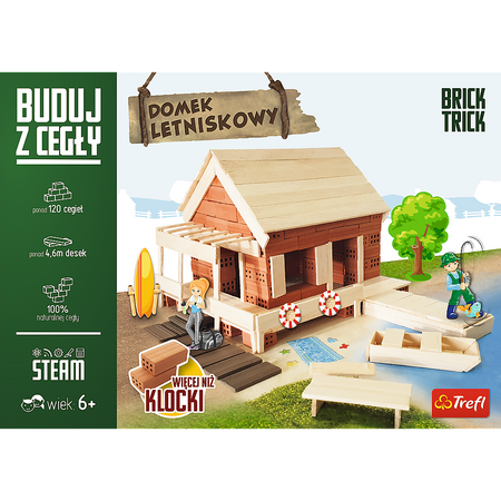 Trefl Brick Trick Buduj z cegły Domek letniskowy M 613506