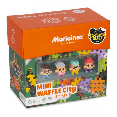 Klocki Waffle Mini Ulica 280el 904183