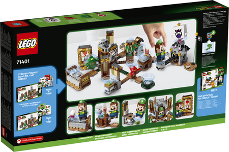 Lego 71401 Super Mario Zestaw rozszerzający Zabawa w straszonego w rezydencji Luigiego™