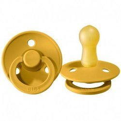 Bibs smoczek hevea mustard  m