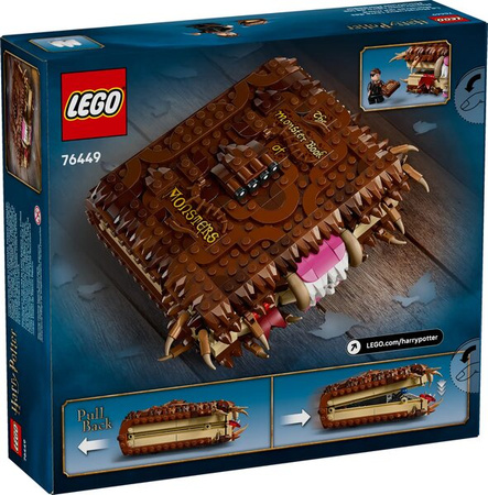 Lego 76449 Harry Potter Potworna księga potworów z zębami 812878