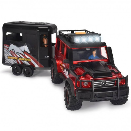 Dickie Playlife Dżokej jeep z przyczepą 075346