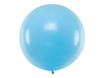 Balon okrągły 1m Pastel Sky Blue 746916
