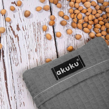 Akuku Termofor z pestkami wiśni 13x16cm grey 996653