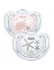 Nuk smoczki uspokajające silikonowe 6-18m beach 323136