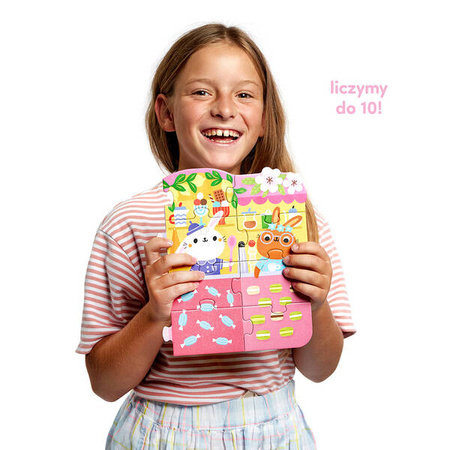 CzuCzu Puzzle Cyfry Króliczki 3+ 4+ 493372