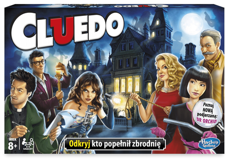 Cluedo odkryj kto popełnił zbrodnię gra detektywistyczna hasbro 38712